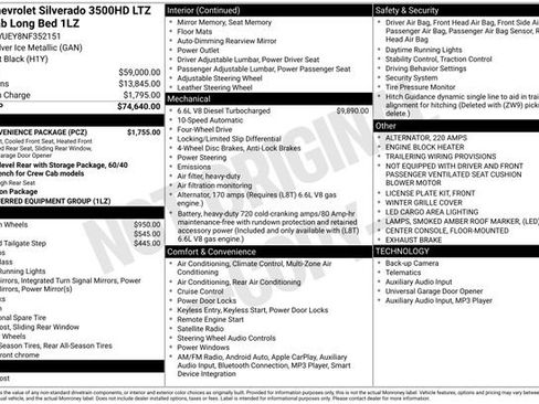 Used 2022 Chevrolet Silverado 3500 LTZ w/ LTZ Convenience Package image 29