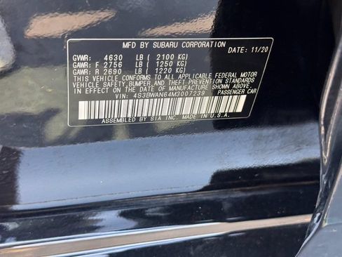 Used 2021 Subaru Legacy Limited AWD/4WD image 32