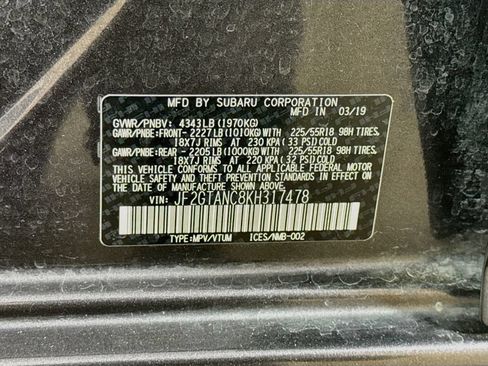 Used 2019 Subaru Crosstrek 2.0i Limited w/ Moonroof Package w/Navigation AWD/4WD image 40