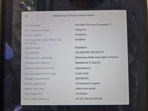 Used 2021 Tesla Model X Long Range AWD/4WD image 3