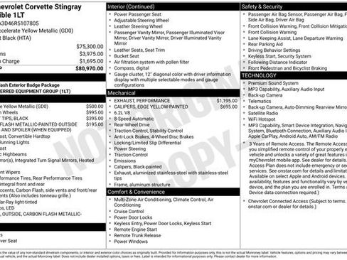 Used 2024 Chevrolet Corvette Stingray Convertible w/ 1LT RWD image 9