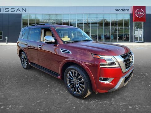 Certified 2024 Nissan Armada Platinum w/ Captain's Chairs Package image 3