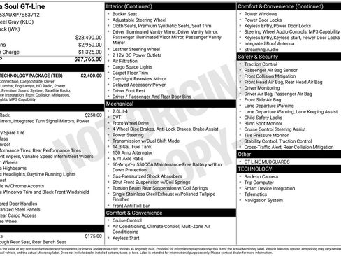 Used 2023 Kia Soul GT-Line w/ GT-Line Technology Package FWD image 33