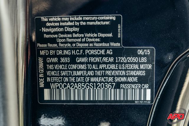Used 2016 Porsche Boxster Black Edition RWD image 72