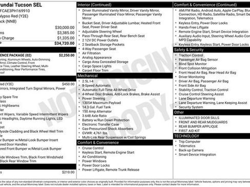 Certified 2023 Hyundai Tucson SEL w/ Convenience Package image 7