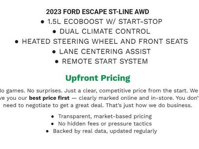 Certified 2023 Ford Escape ST-Line w/ Tech Pack #1