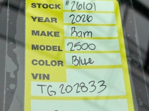 New 2026 RAM 2500 Tradesman image 22