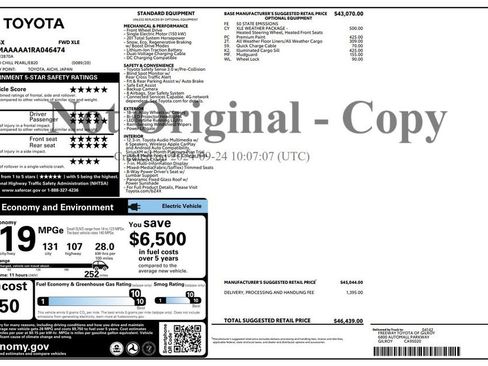 Used 2024 Toyota bZ4X XLE w/ Weather Package image 4