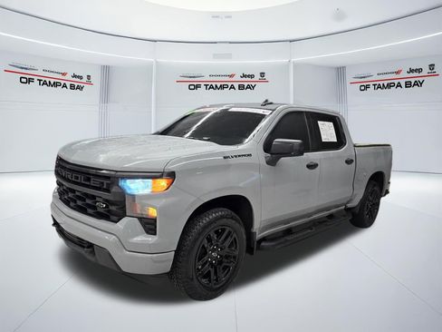 Used 2024 Chevrolet Silverado 1500 Custom w/ Turbomax Blackout Package RWD image 2