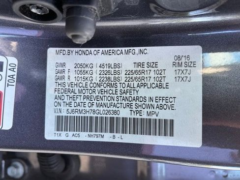 Used 2016 Honda CR-V EX-L image 10
