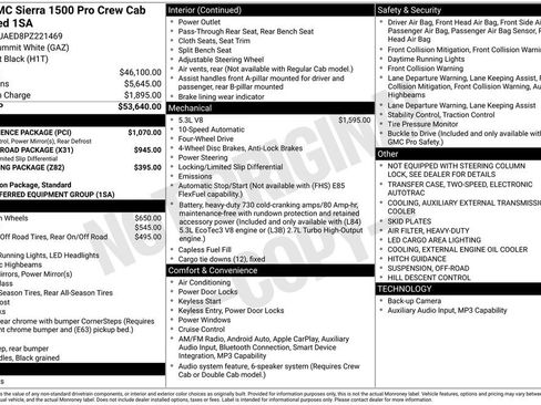 Used 2023 GMC Sierra 1500 Pro w/ Convenience Package AWD/4WD image 11