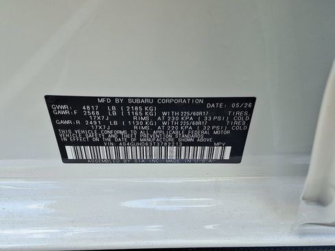 New 2026 Subaru Crosstrek 2.0i Premium AWD/4WD image 16