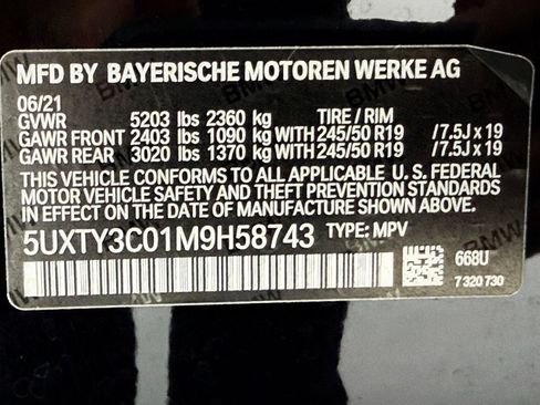 Used 2021 BMW X3 sDrive30i w/ Convenience Package RWD image 22