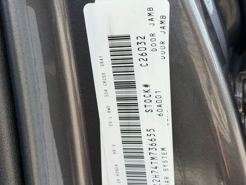 Certified 2026 Honda HR-V EX-L image 33