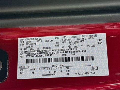 New 2025 Ford F150 Platinum w/ FX4 Off-Road Package image 33