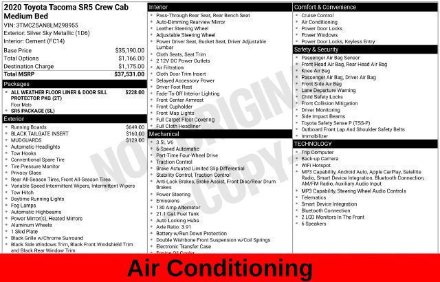 Used 2020 Toyota Tacoma SR5 AWD/4WD image 15