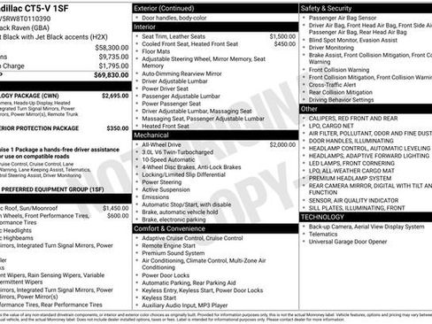 New 2026 Cadillac CT5 V w/ Technology Package AWD/4WD image 4