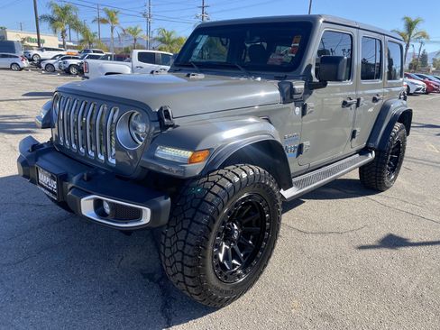 Used 2021 Jeep Wrangler Unlimited Sahara w/ Cold Weather Group AWD/4WD image 2