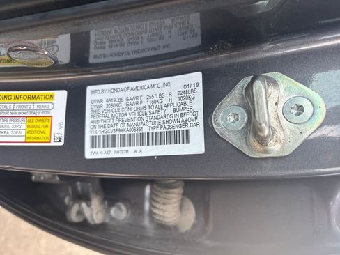 Certified 2019 Honda Accord Touring image 35