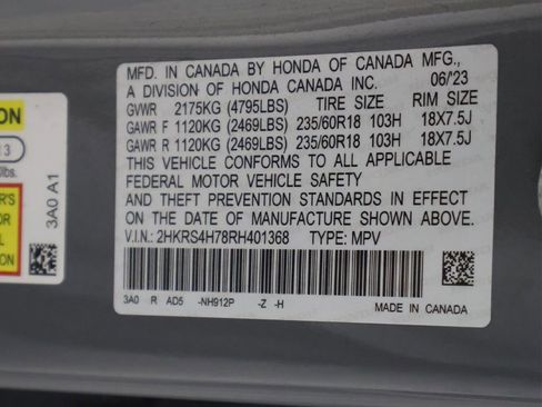 Certified 2024 Honda CR-V EX-L image 56