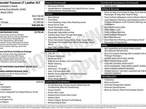Used 2023 Chevrolet Traverse LT w/ LT Premium Package image 3