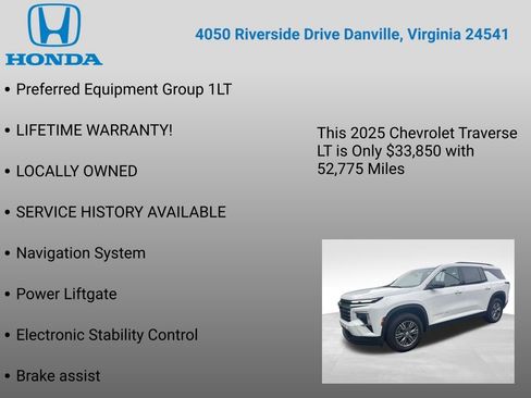 Used 2025 Chevrolet Traverse LT FWD image 7