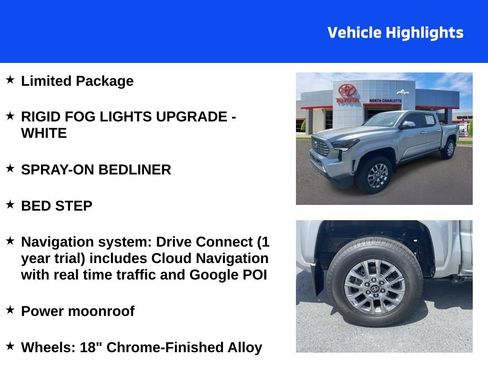 Used 2025 Toyota Tacoma Limited AWD/4WD image 4