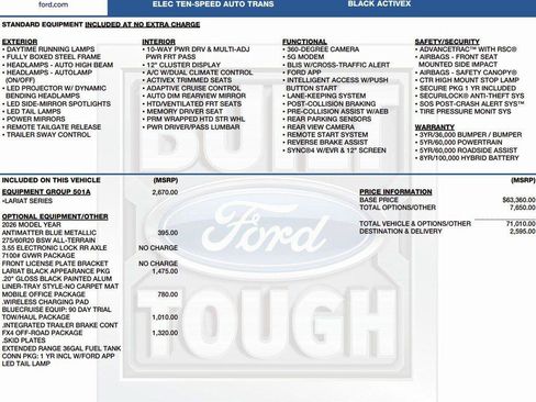 New 2026 Ford F150 Lariat w/ Equipment Group 501A Mid image 2