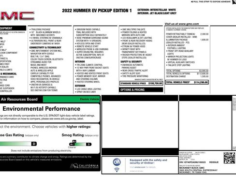 Used 2022 GMC Hummer EV Edition 1 w/ LPO, Illumination Package image 6