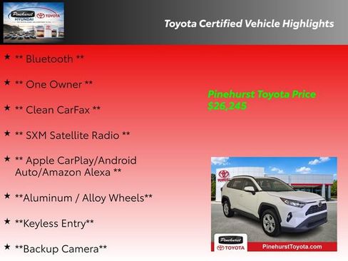 Certified 2021 Toyota RAV4 XLE FWD image 19