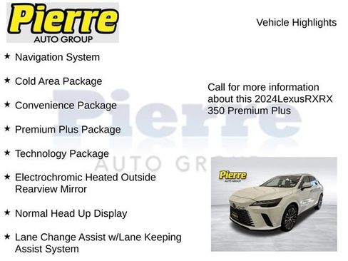 Used 2024 Lexus RX 350 Premium Plus w/ Convenience Package AWD/4WD image 7