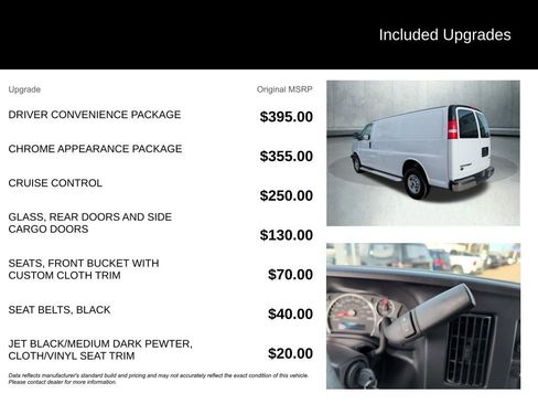 Used 2024 GMC Savana 2500 w/ Driver Convenience Package image 4