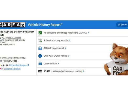 Used 2025 Audi Q6 e-tron Premium Plus w/ Premium Plus image 2