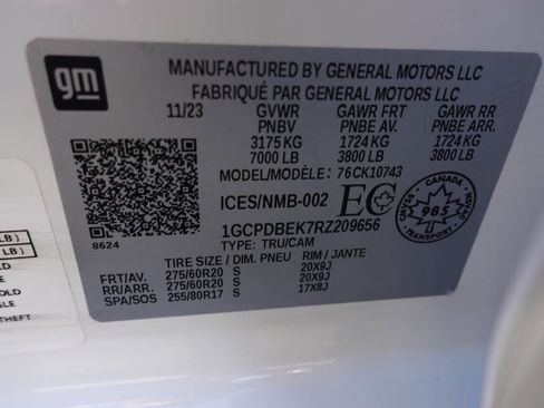 Used 2024 Chevrolet Silverado 1500 Custom w/ Rally Edition image 20