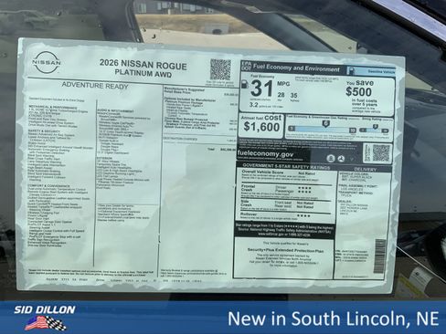 New 2026 Nissan Rogue Platinum w/ Platinum Premium Package image 13