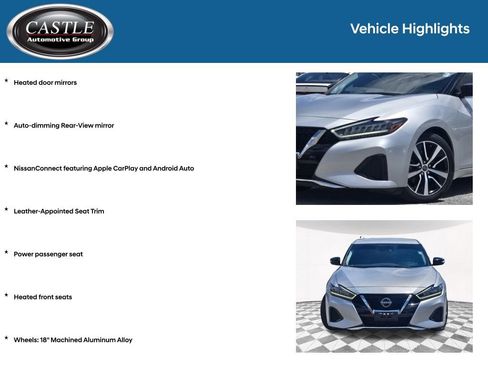Used 2023 Nissan Maxima SV w/ Floor Mat Group FWD image 8