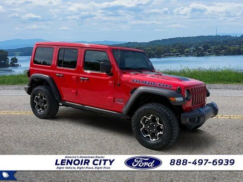 Used 2021 Jeep Wrangler Unlimited Rubicon 4xe w/ Cold Weather Group image 1