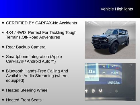 Used 2023 Ford Bronco Wildtrak AWD/4WD image 4