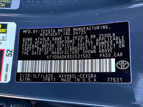 Certified 2025 Toyota Camry XLE image 32
