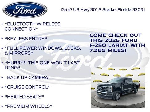 Certified 2026 Ford F250 Lariat AWD/4WD image 12