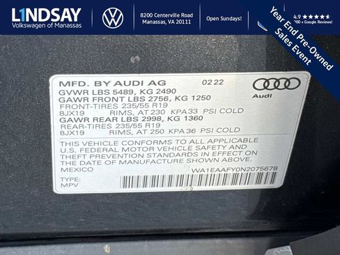 Used 2022 Audi Q5 2.0T Premium Plus w/ Premium Plus Package image 26