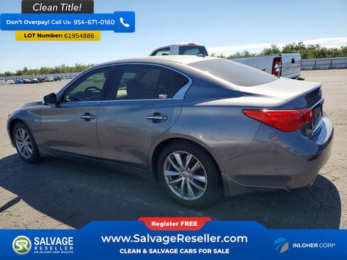 Used 2016 INFINITI Q50 Premium w/ 2.0T Premium Plus Package RWD image 3