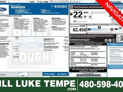 Used 2024 Ford Ranger XLT w/ FX4 Off-Road Package