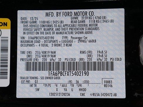 New 2026 Ford Mustang GT Premium RWD image 34