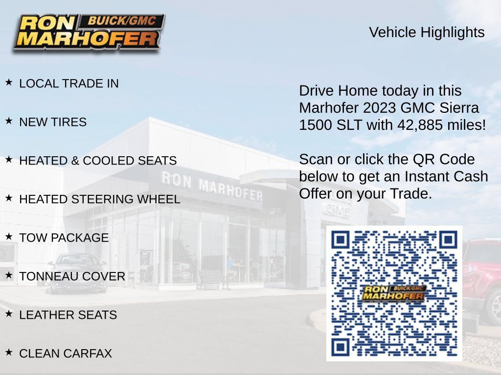 Used 2023 GMC Sierra 1500 SLT w/ SLT Convenience Package AWD/4WD image 15
