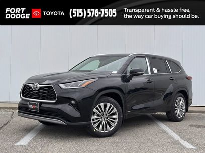 New 2026 Toyota Highlander Platinum
