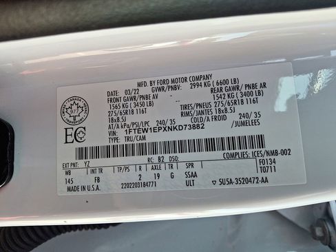 Used 2022 Ford F150 XLT w/ Equipment Group 302A High image 29