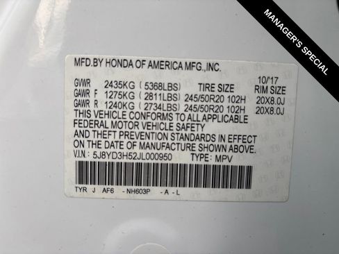 Used 2018 Acura MDX FWD w/ Technology Package image 30