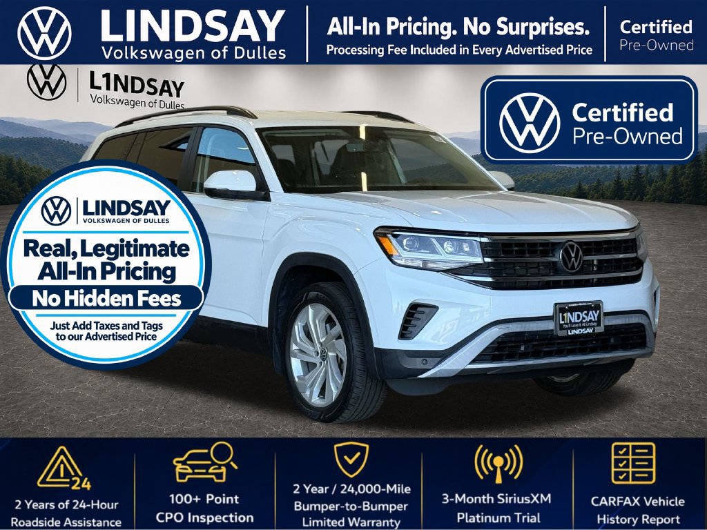 Used 2023 Volkswagen Atlas SE w/ Black Wheel Package AWD/4WD image 1