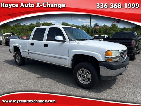 Used 2002 GMC Sierra 2500 4x4 Crew Cab HD w/ Snow Plow Prep Pkg image 1
